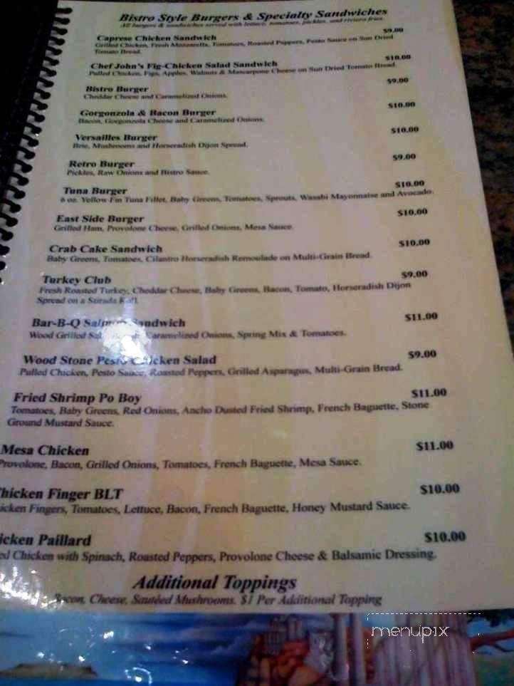 Bistro At Cherry Hill - Cherry Hill, NJ menu_pic