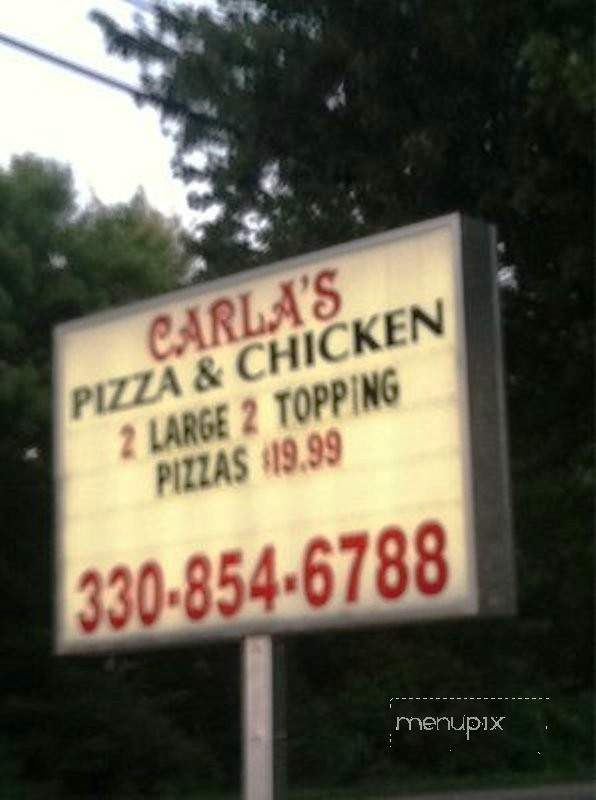 Carla's Pizza - Canal Fulton, OH menu_pic
