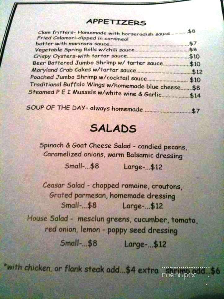 Canal Cafe & Market - Hampton Bays, NY menu_pic