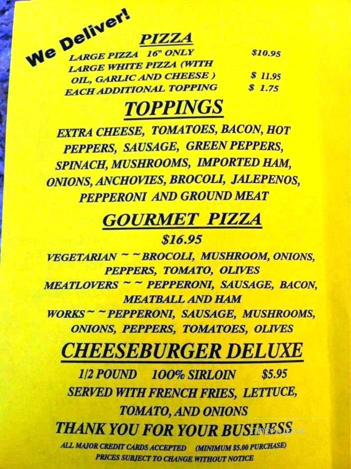 Philly's Pizza - Alexandria, LA menu_pic