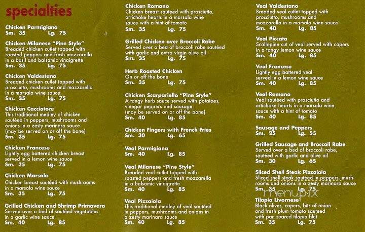 Pine Restaurant Of Queens - Corona, NY menu_pic