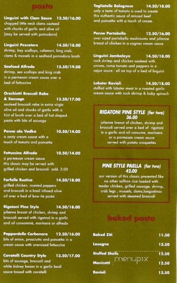 Pine Restaurant Of Queens - Corona, NY menu_pic