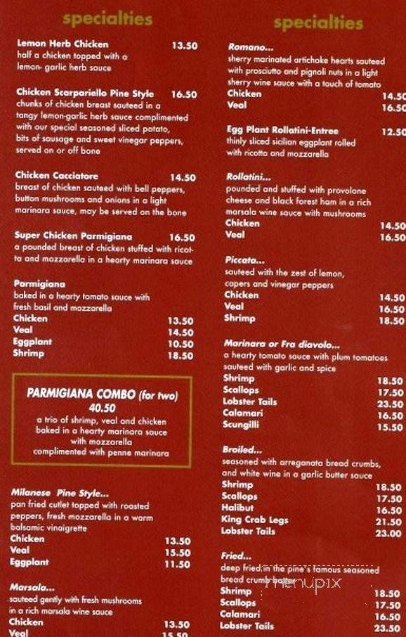 Pine Restaurant Of Queens - Corona, NY menu_pic