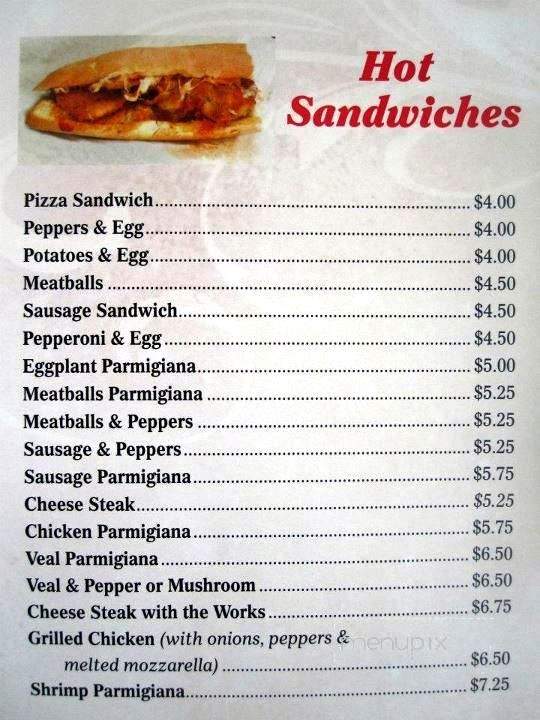 Peter's Pizzeria - Kearny, NJ menu_pic