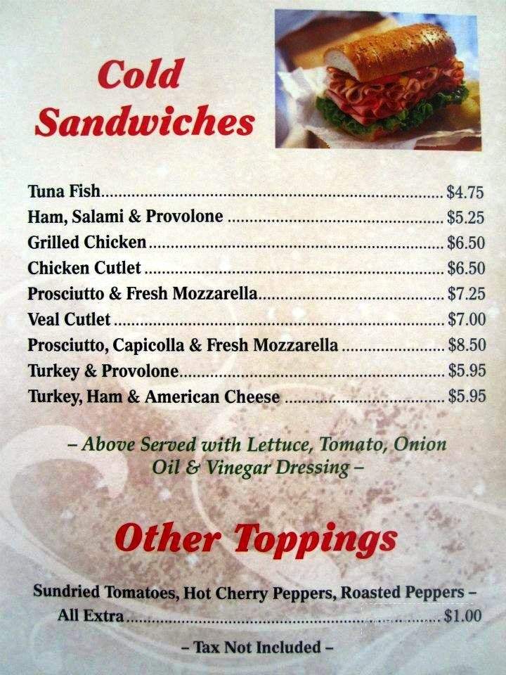 Peter's Pizzeria - Kearny, NJ menu_pic