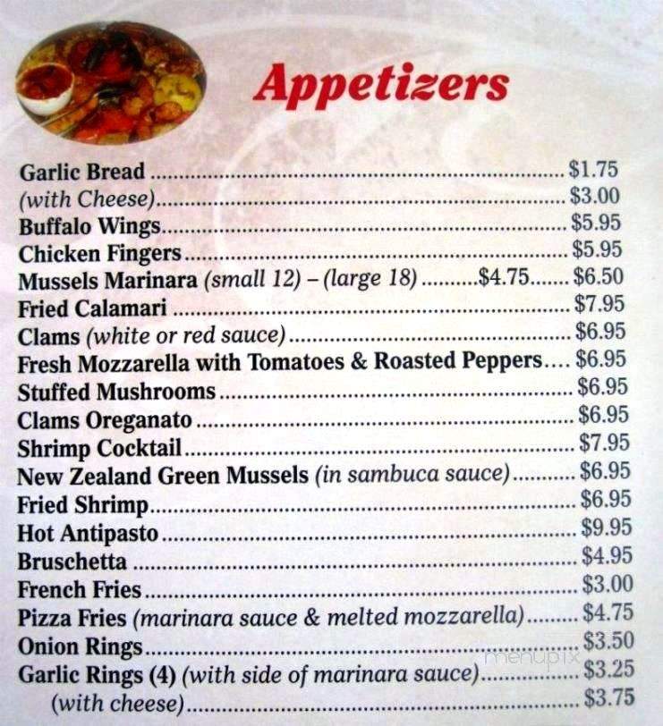 Peter's Pizzeria - Kearny, NJ menu_pic