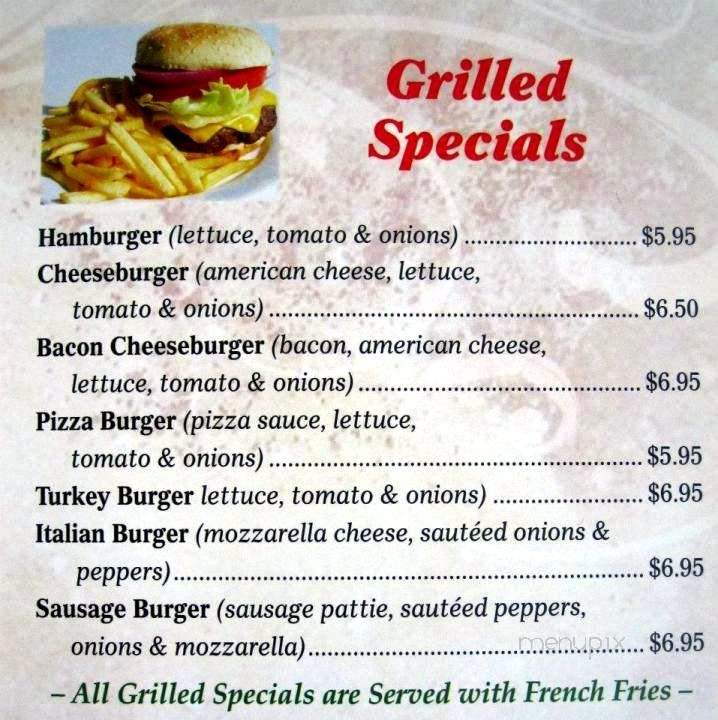 Peter's Pizzeria - Kearny, NJ menu_pic