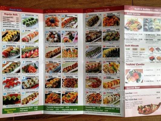 Red Wasabi - Loma Linda, CA menu_pic