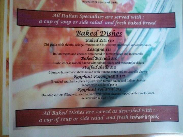 The Tuscan Grille - Flagler Beach, FL menu_pic