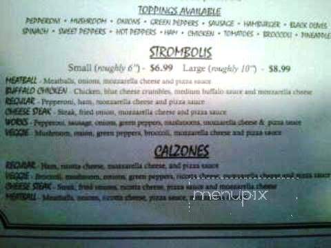 Uncle Jack's Pizzeria Pub - Cumberland, MD menu_pic