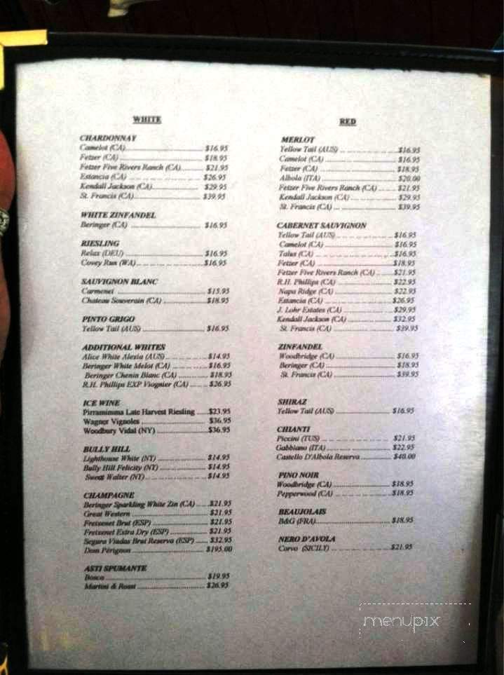 Mariner's Landing - Olcott, NY menu_pic