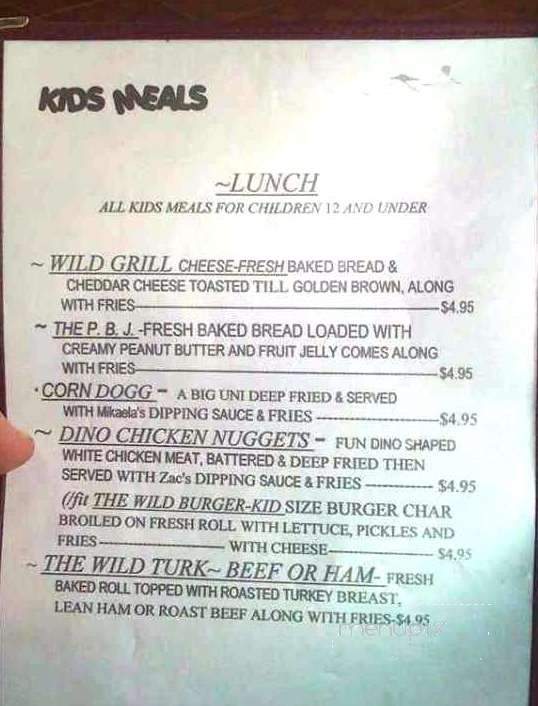 Wildflower Grill - Lincoln City, OR menu_pic