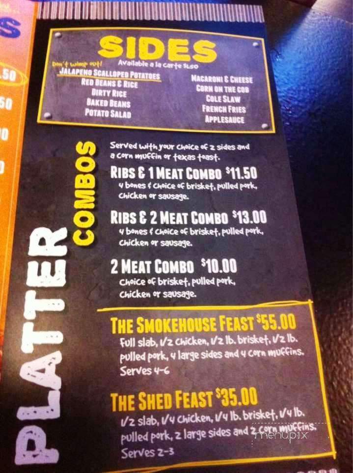 C R's Smokehouse BBQ - Galesburg, IL menu_pic