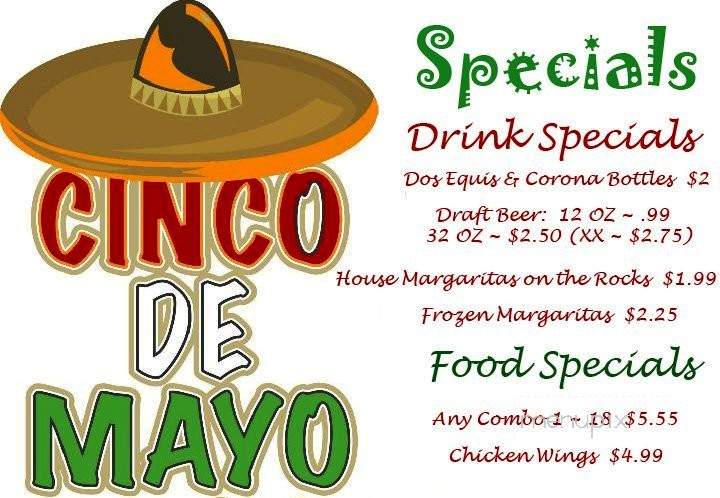 Habaneros Mexican Restaurant - Morganton, NC menu_pic