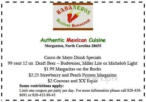 /3301349/Habaneros-Mexican-Restaurant-Morganton-NC - Morganton, NC