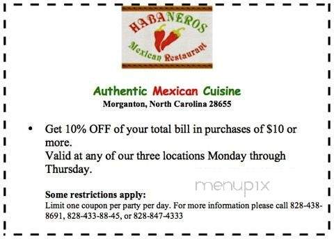 /3301349/Habaneros-Mexican-Restaurant-Morganton-NC - Morganton, NC