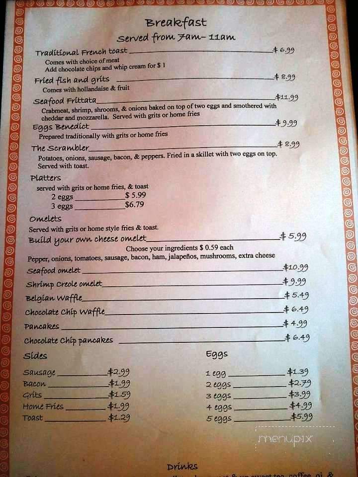 The Shrimp Shack - Orange Beach, AL menu_pic