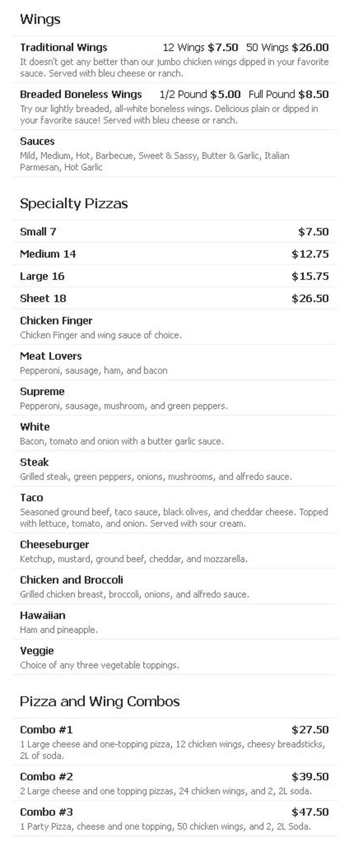 3 Bums Pizza - Belfast, NY menu_pic