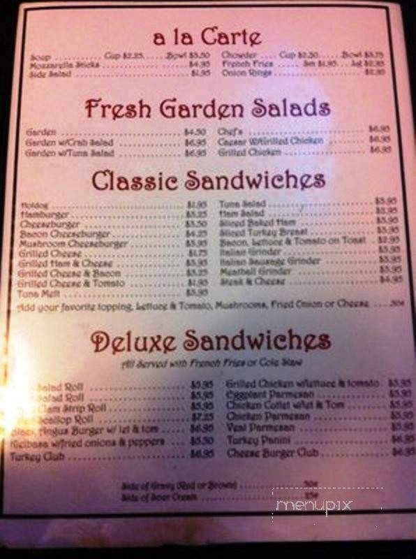 Cindy's Diner & Restaurant - North Scituate, RI menu_pic