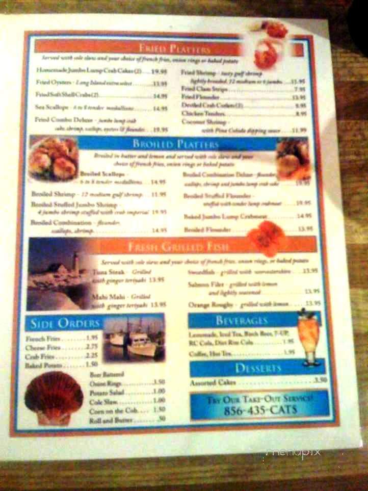 Cap'n Cat Clam Bar Of Voorhees - Voorhees, NJ menu_pic