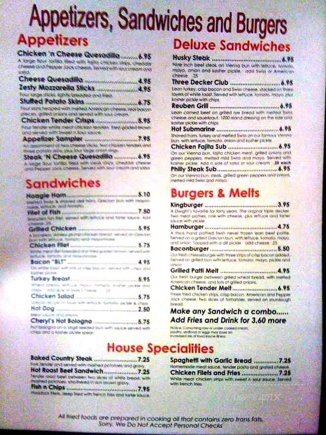 Dwight's of St Albans - Saint Albans, WV menu_pic