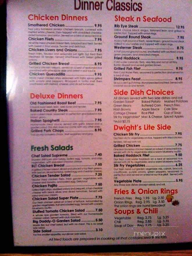 Dwight's of St Albans - Saint Albans, WV menu_pic