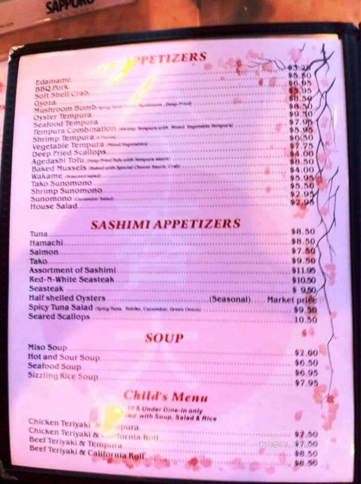 Hazumi Sushi Bar - Lodi, CA menu_pic