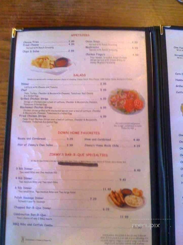 Jimmy's Round Up Cafe - Oklahoma City, OK menu_pic