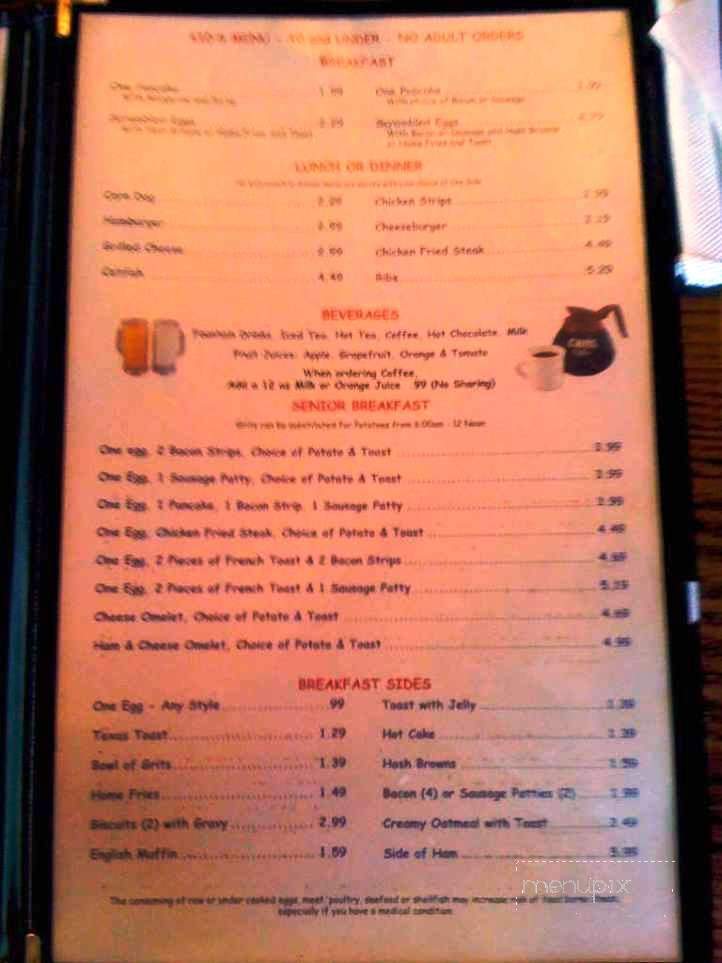 Jimmy's Round Up Cafe - Oklahoma City, OK menu_pic
