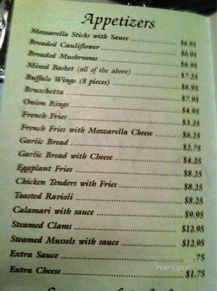 Nino's Italian Restaurant - Wyomissing, PA menu_pic