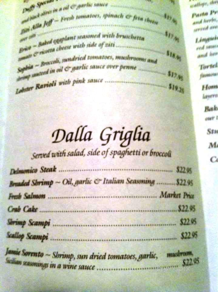 Nino's Italian Restaurant - Wyomissing, PA menu_pic