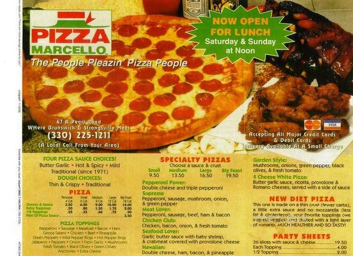 Pizza Marcello - Brunswick, OH menu_pic