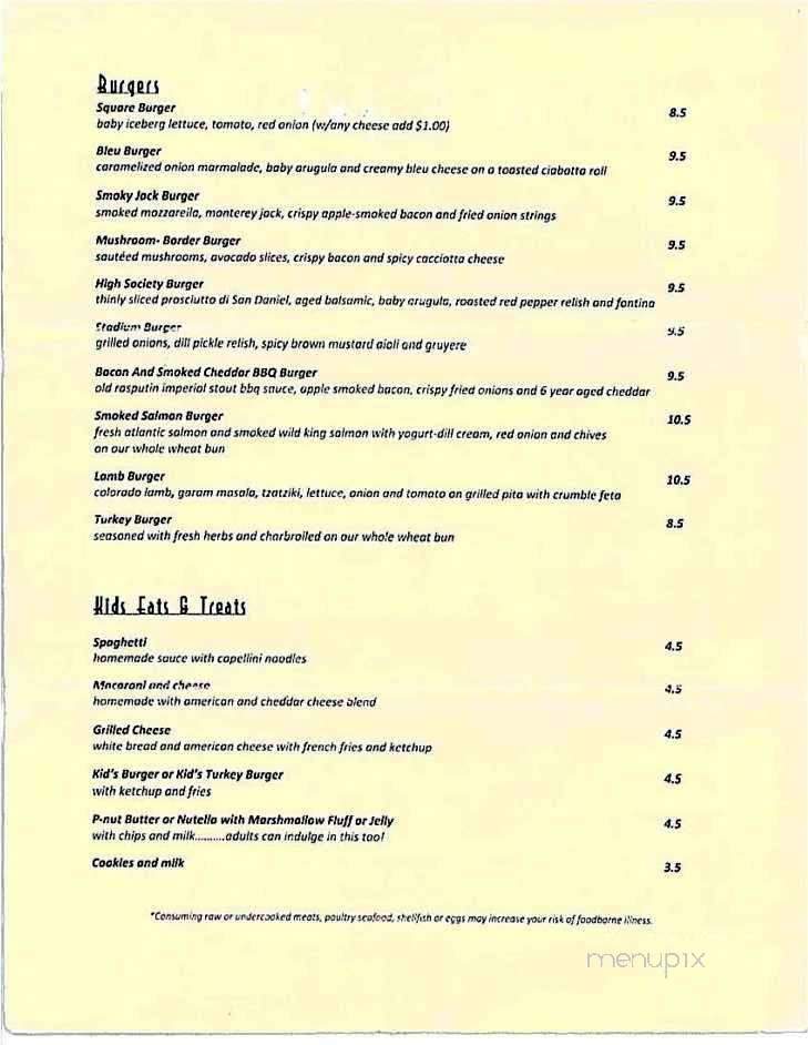 Square Burger - McKinney, TX menu_pic