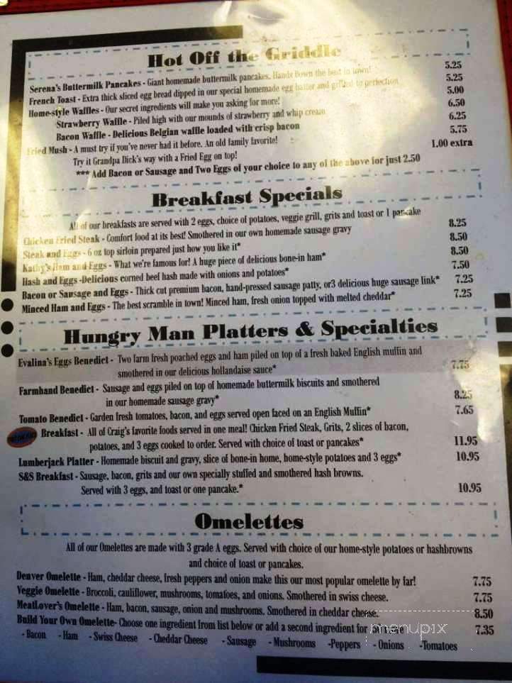 That One Place - Port Orchard, WA menu_pic