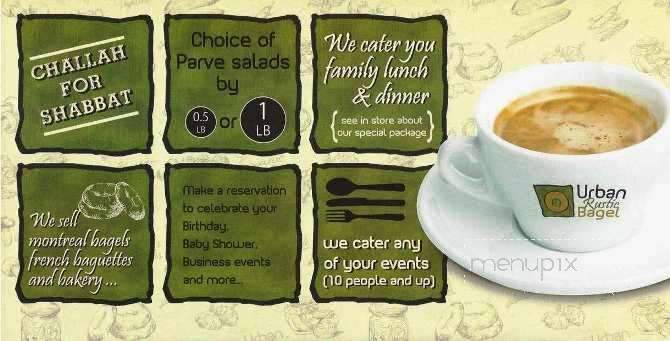 Urban Cafe - Hollywood, FL menu_pic
