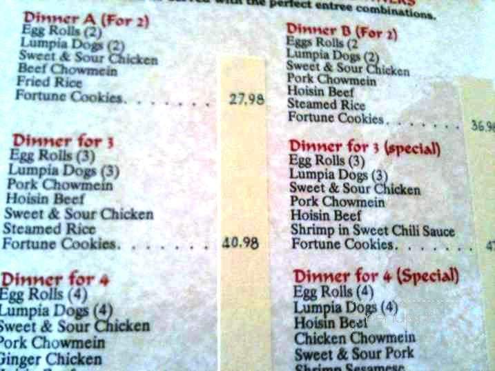 Binh-Le Vietnamese - Tulsa, OK menu_pic