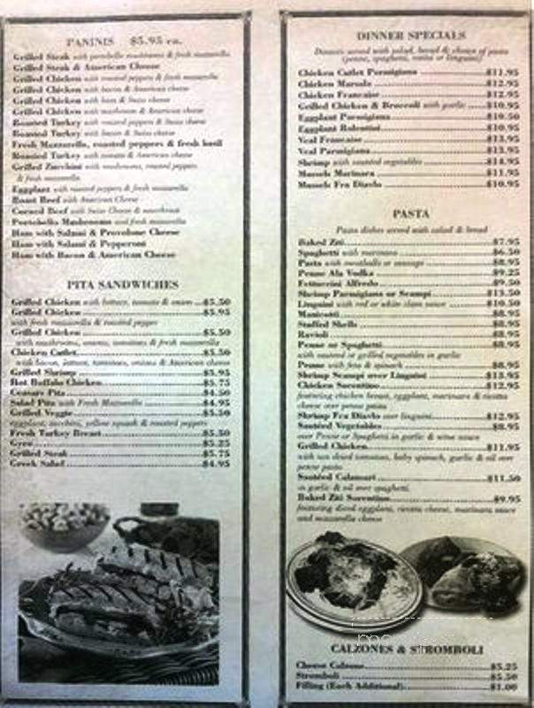 Cicero's Pizza Express - Airmont, NY menu_pic