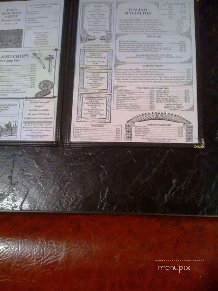 Olde Summit Towne Restaurant - Pataskala, OH menu_pic