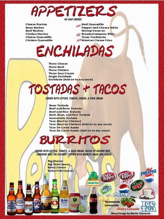 Pedro's Mexican Food - Elk City, OK menu_pic