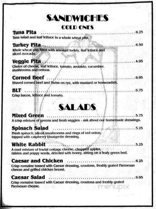 Pie In The Sky Cafe - Erie, PA menu_pic