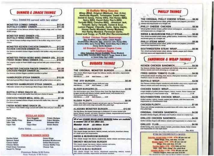 Things Wings - Enterprise, AL menu_pic