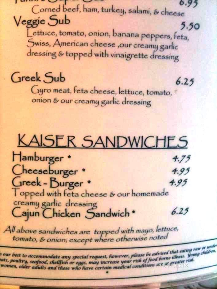Yannis Greek Restaurant - Columbus, OH menu_pic