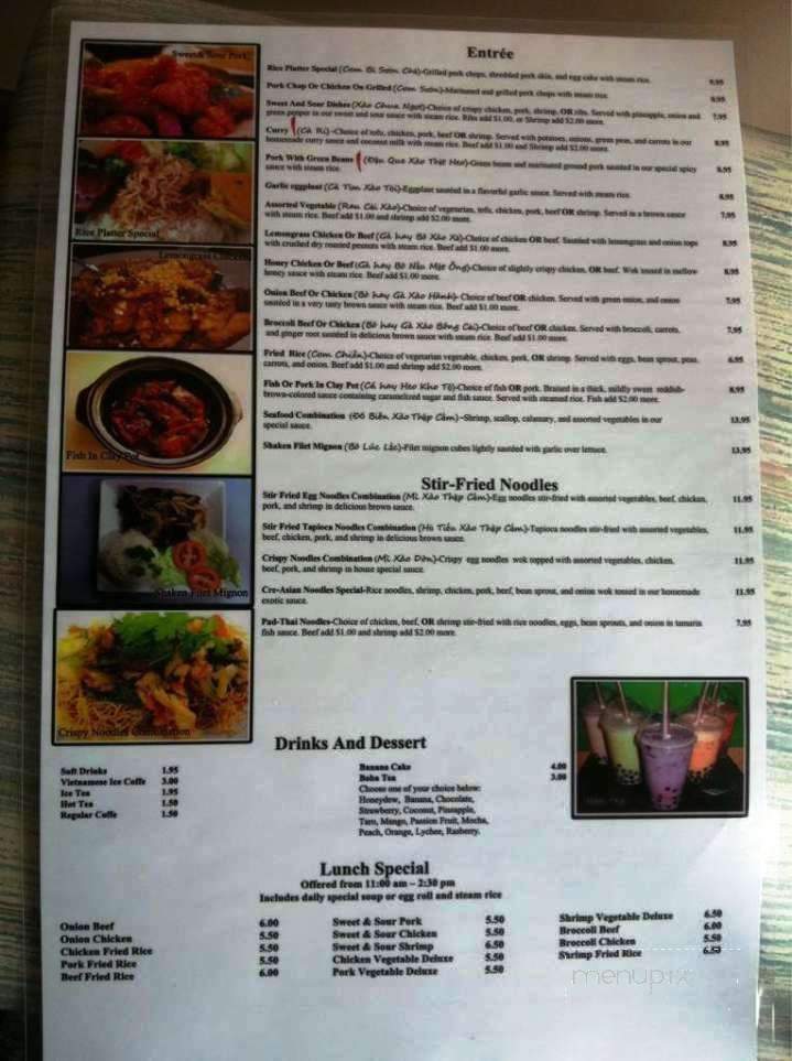 Cre-Asian - South Bend, IN menu_pic