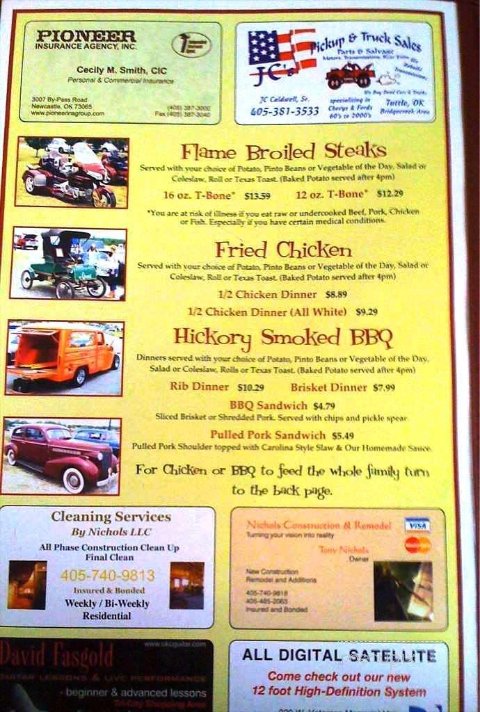 Dakotas - Blanchard, OK menu_pic