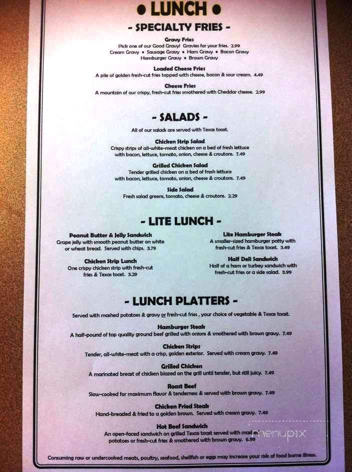Good Gravy Diner - Oklahoma City, OK menu_pic