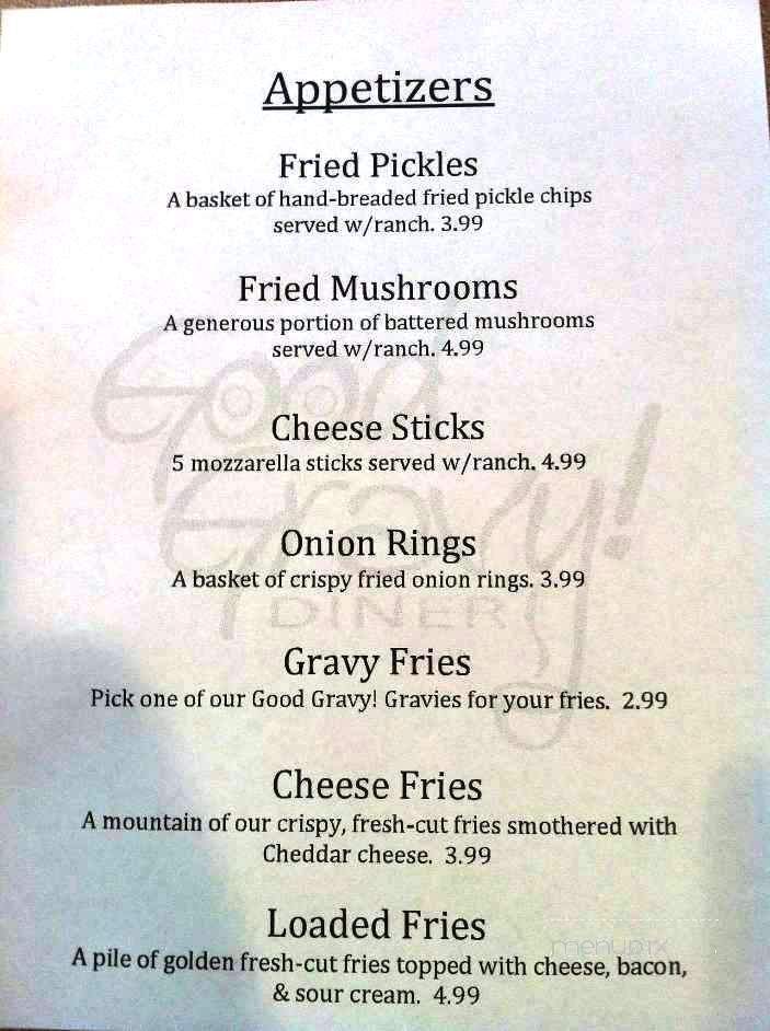 Good Gravy Diner - Oklahoma City, OK menu_pic