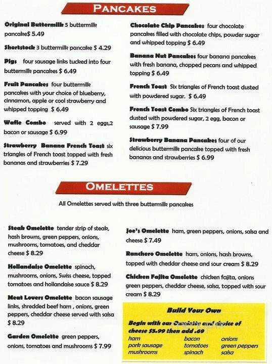 Mama's restaurant - Tyler, TX menu_pic