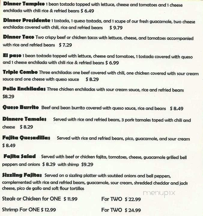 Mama's restaurant - Tyler, TX menu_pic