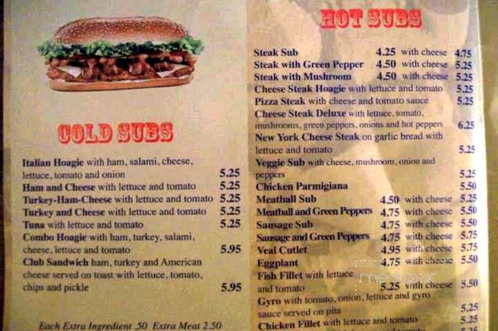 Casa Mia's Pizza & Italian Family Restaurant - Littleton, NC menu_pic