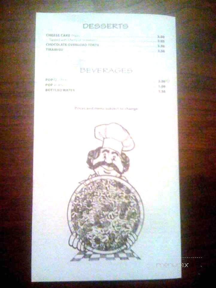 Papa Nick's Pizza & Pasta - Cleveland, OH menu_pic